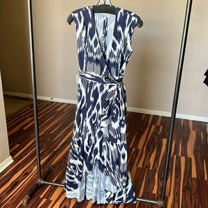 Rebecca Taylor Nav/Wht Ikat Dress